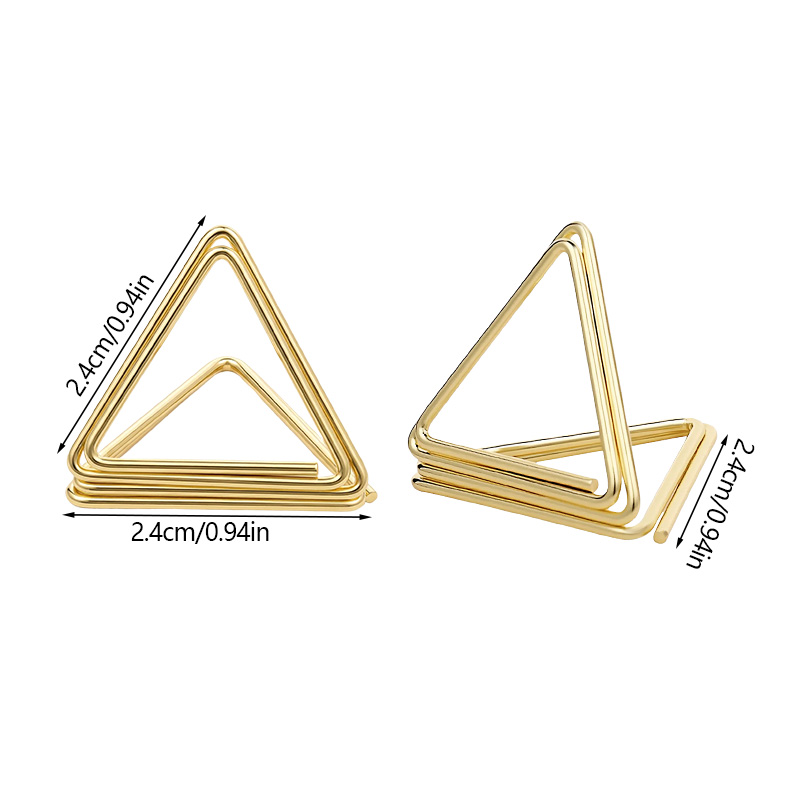 10pcs Metallic Gold Place Card - огляд і ціна Document Holder Stand