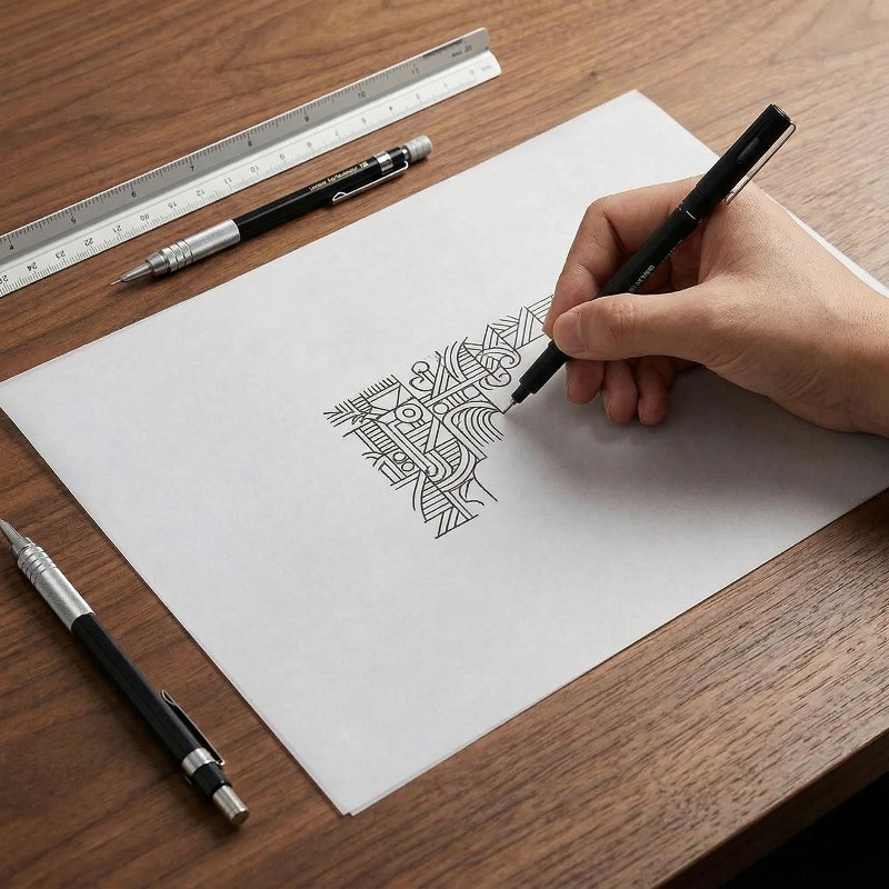 A4 Calligraphy Tracing Paper 1 - огляд і ціна Home Office Layout