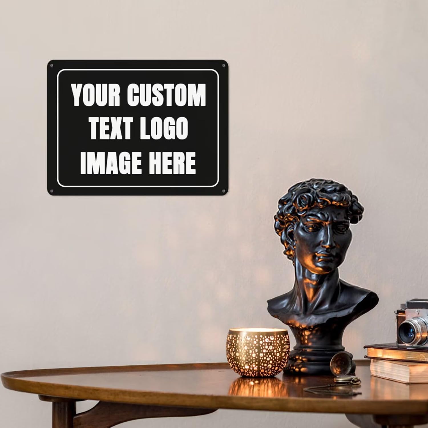 Custom Sign Personalized Metal - огляд і ціна Home Office Logo