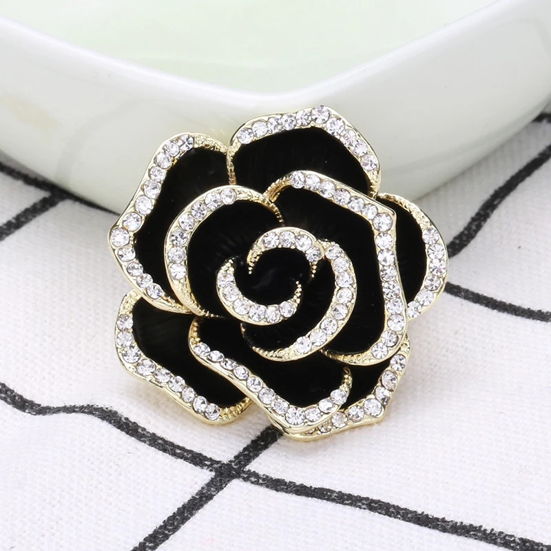 Rhinestone Camellia Brooches f - огляд і ціна Home Office Layout