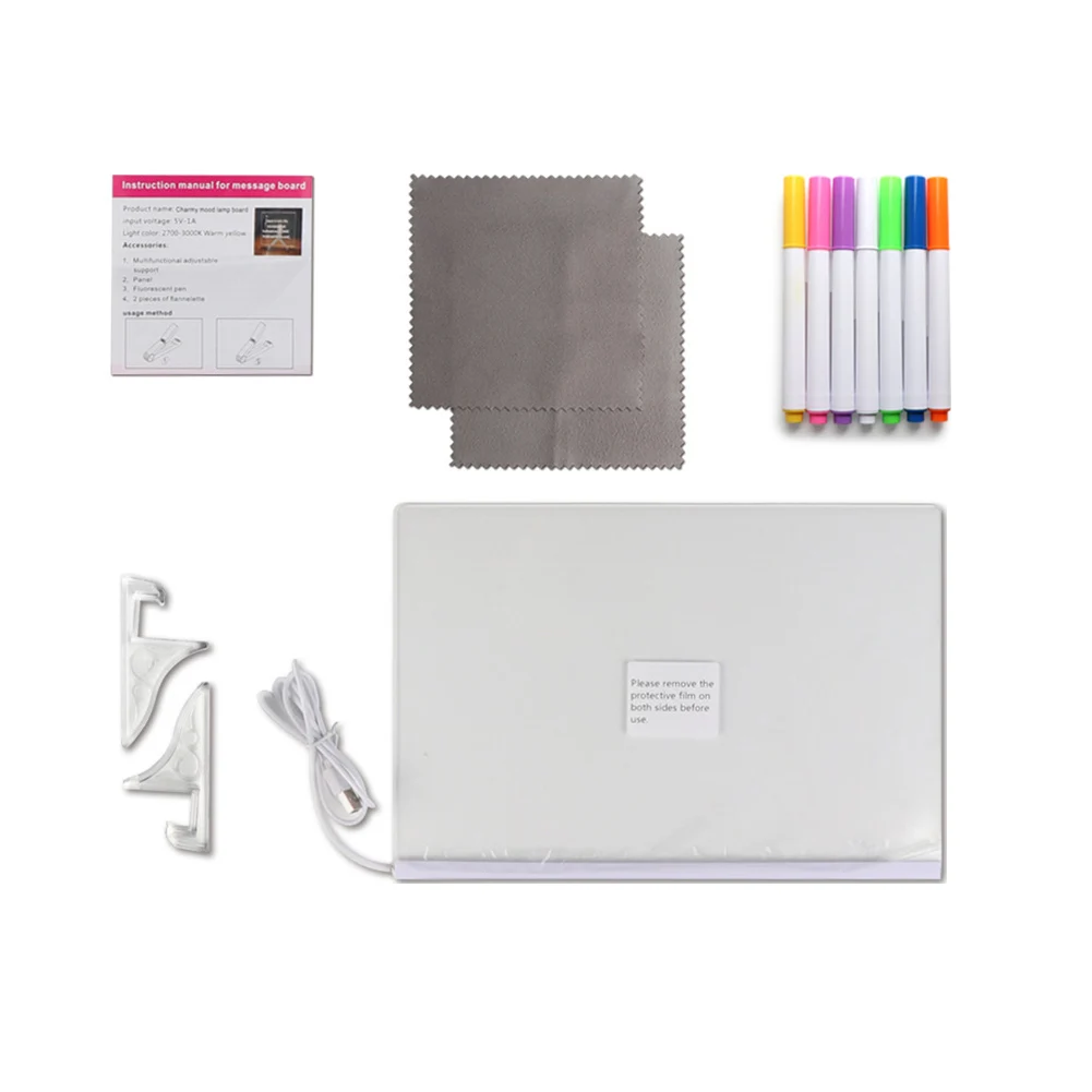 Illuminated Dry Erase Acrylic  - огляд і ціна Home Office Or