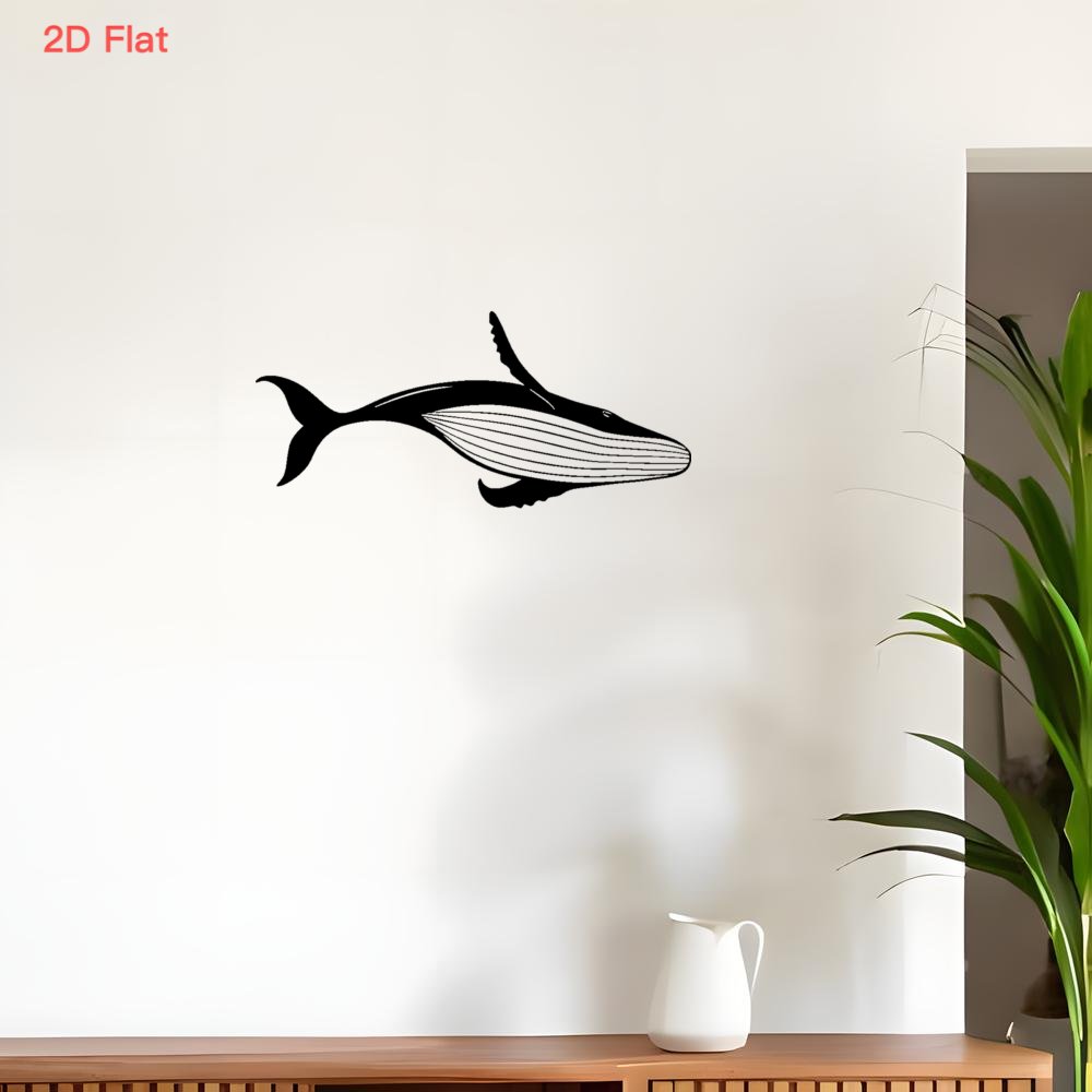 Majestic Whale Metal Wall Art  - огляд і ціна Home Office Or