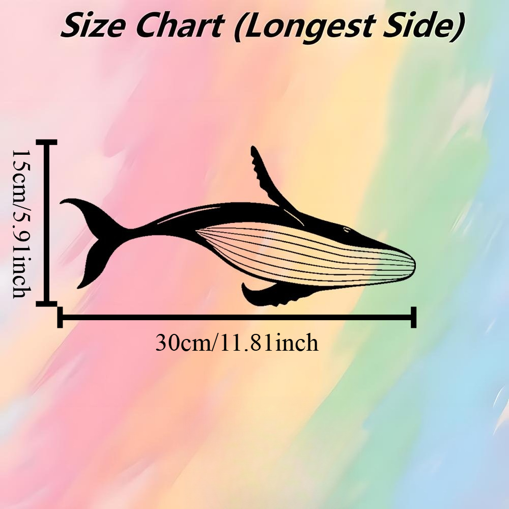 Majestic Whale Metal Wall Art  - огляд і ціна Home Office Or