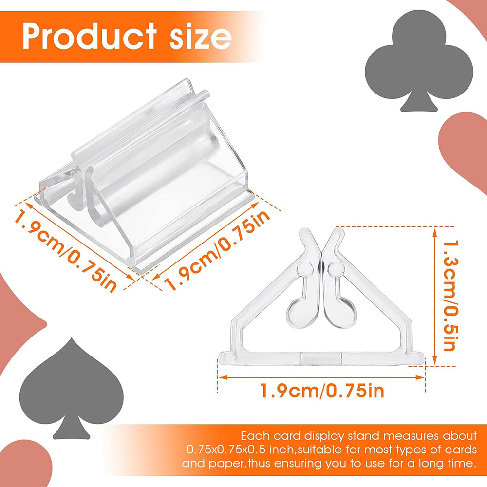 12/24/48Pcs Mini Clear Stands  - огляд і ціна Document Holder Stand