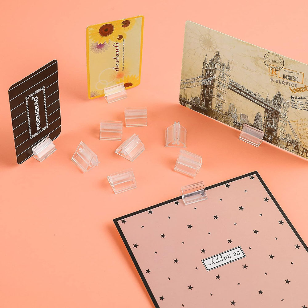 12/24/48Pcs Mini Clear Stands  - огляд і ціна Document Holder Stand