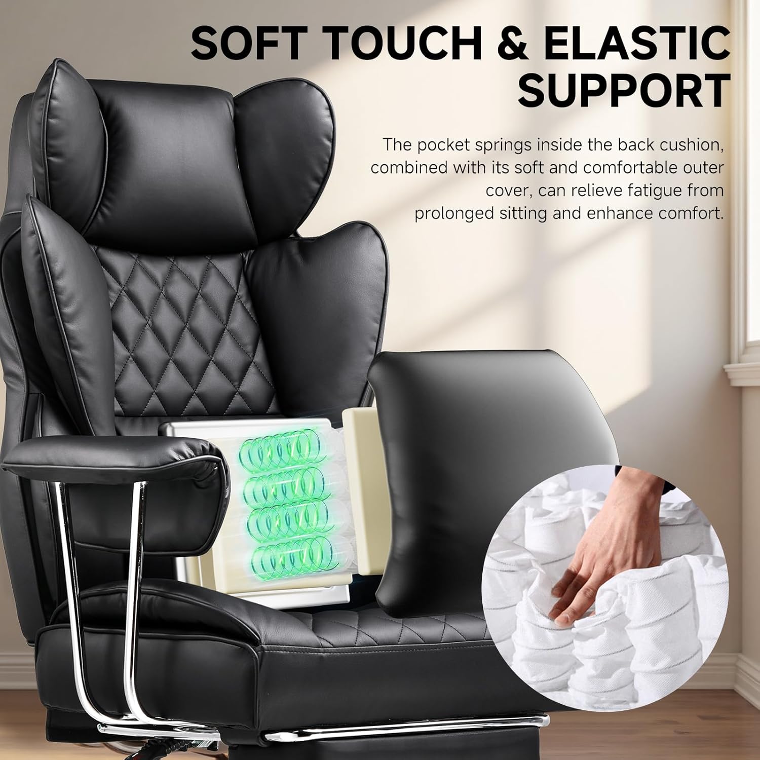Big and Tall Office Chair with - огляд і ціна Ergonomic Office Chair