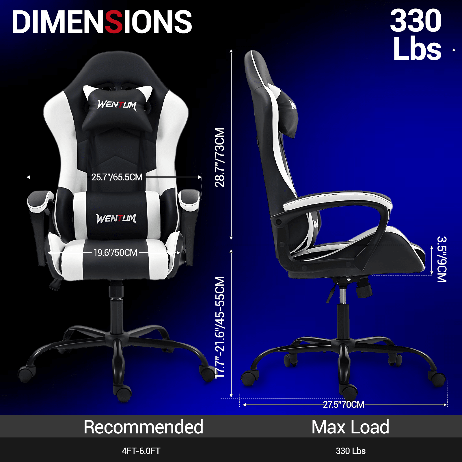 Ergonomic Gaming Chair Racing  - огляд і ціна Ergonomic Office Chair